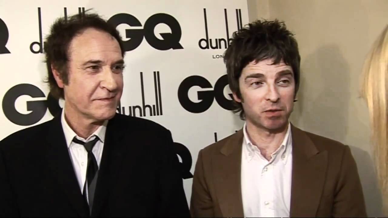 Backstage at GQ with Noel Gallagher and Ray Davies