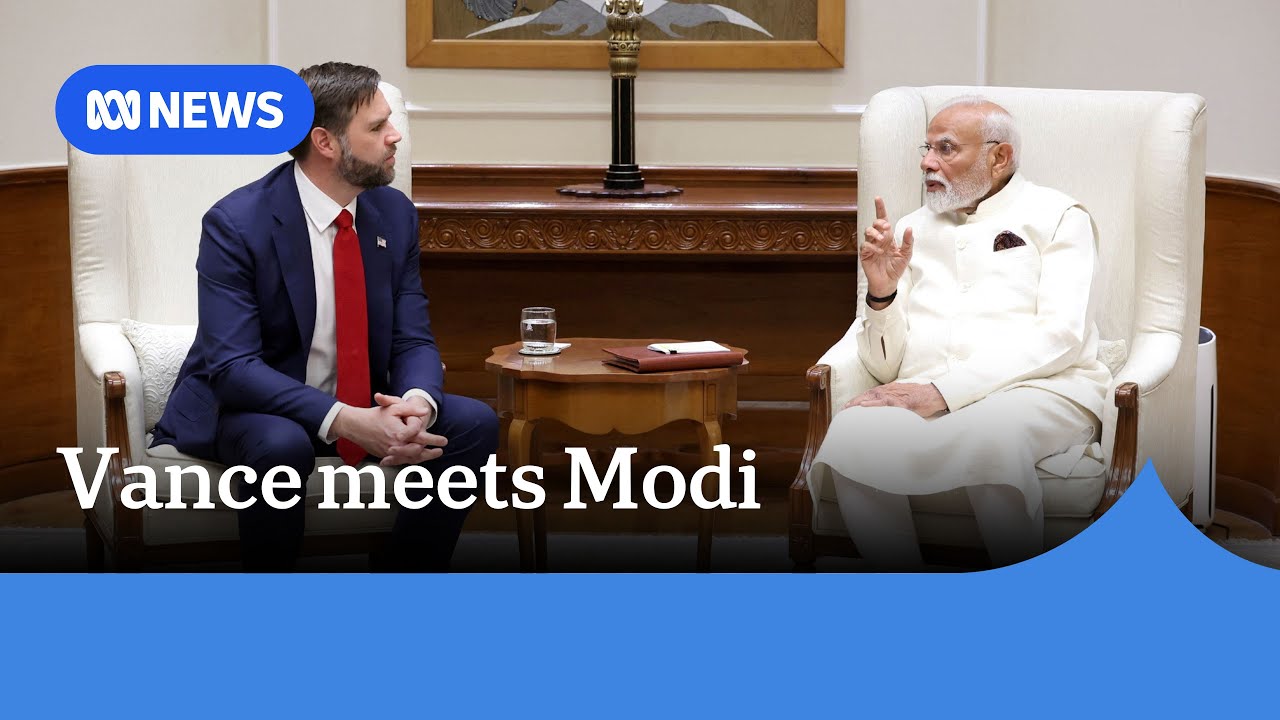 Vance meets with Modi to discuss US-India trade deal | ABC NEWS