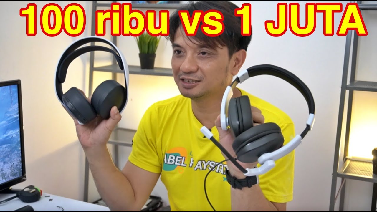 Headphone Gaming 100 ribu vs Headset Gaming 1 JUTA !!!