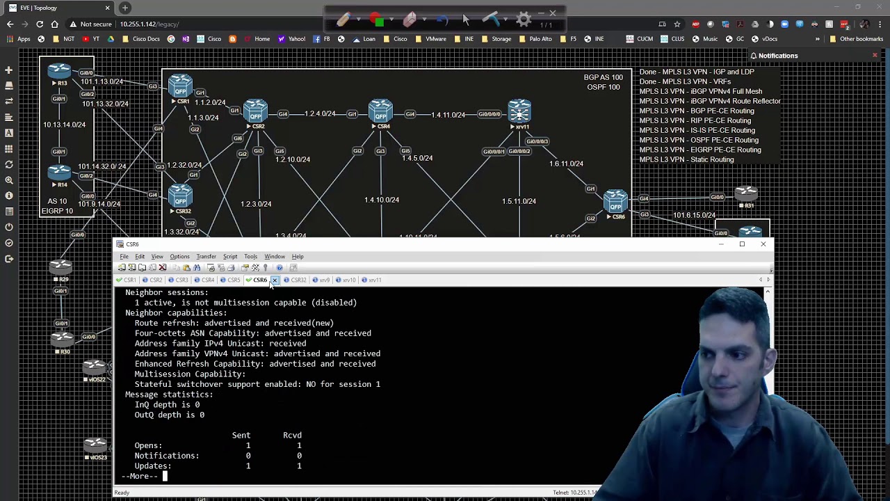 Service Provider - MPLS L3 VPN 004 - iBGP VPNv4 Full Mesh Configuration and Verification