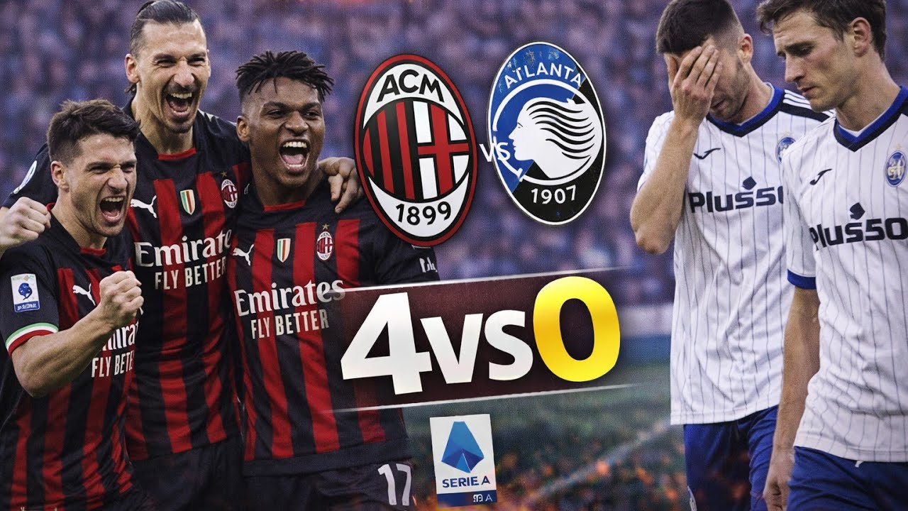 Campeonato italiano 2022 Serie A TIM R20 Milan 4X0 Atalanta