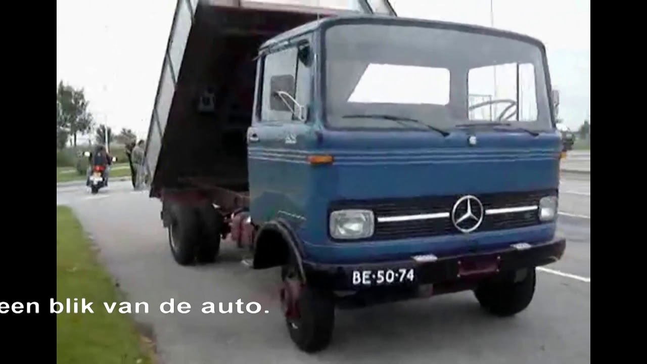 Mercedes Benz LPK608 met Meiller Kipper opbouw.