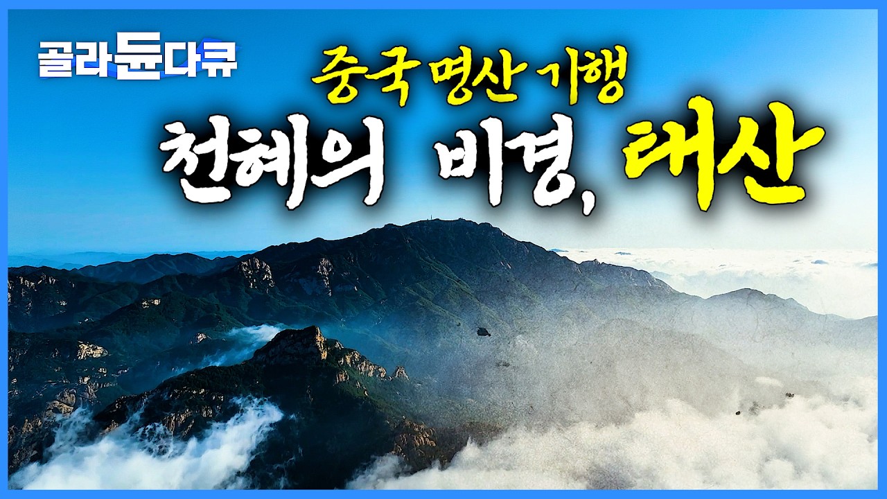 중국의 오악 중 독보적인 대표 명산 '태산'｜천혜의 비경이 펼쳐진다! 진시황부터 건륜제까지 천하통일을 이룬 황제가 찾던 곳｜다큐프라임｜#골라듄다큐