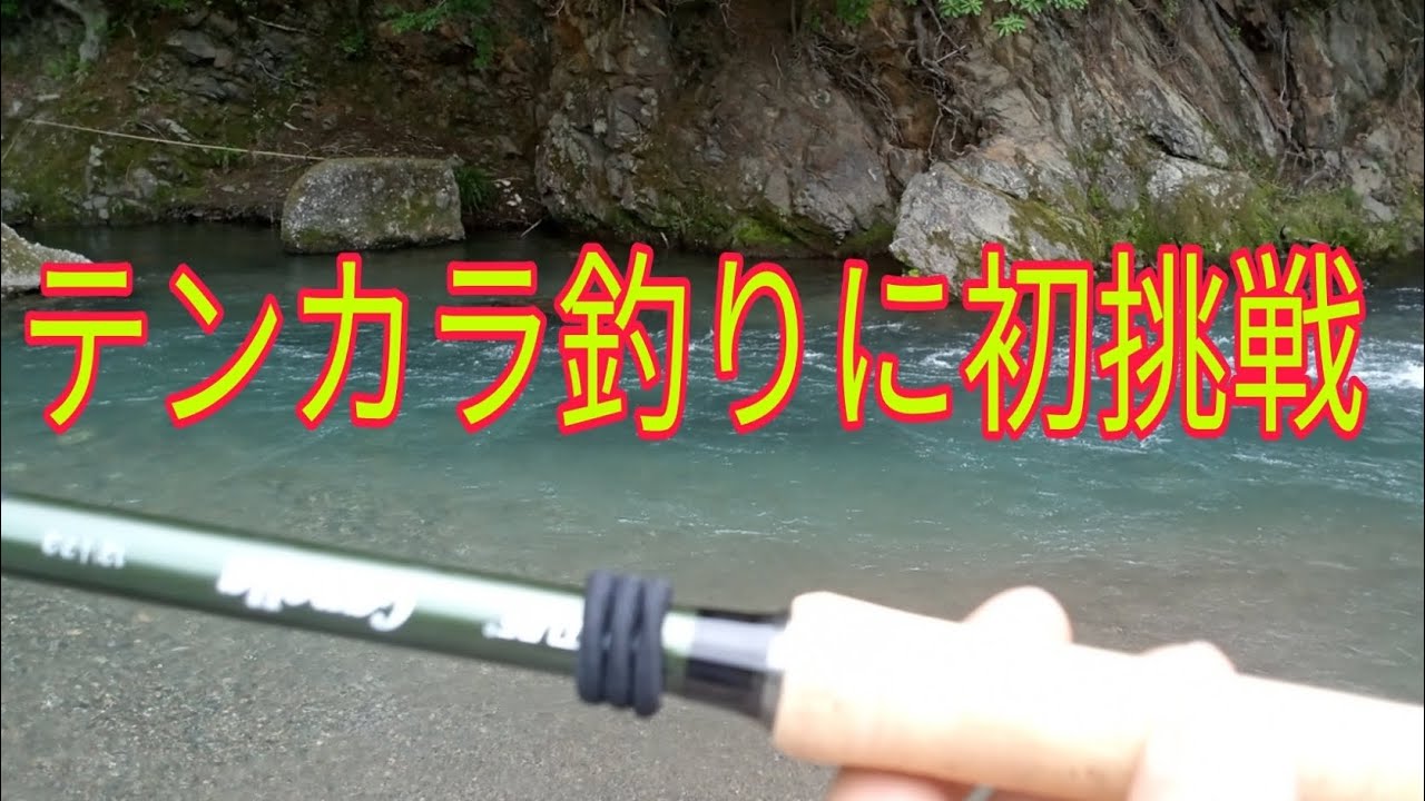 テンカラ釣りに初挑戦！