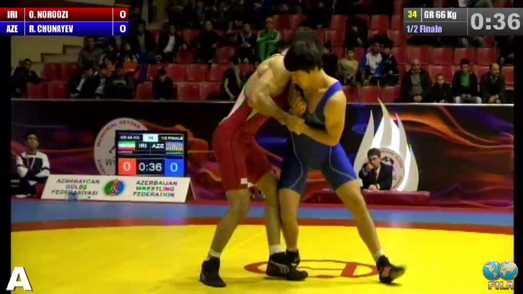 GGP2013 / Omid Haji Noorozi (IRI) - Rasul CHUNAYEV (AZE) - GR 66 kg 1/2 final match