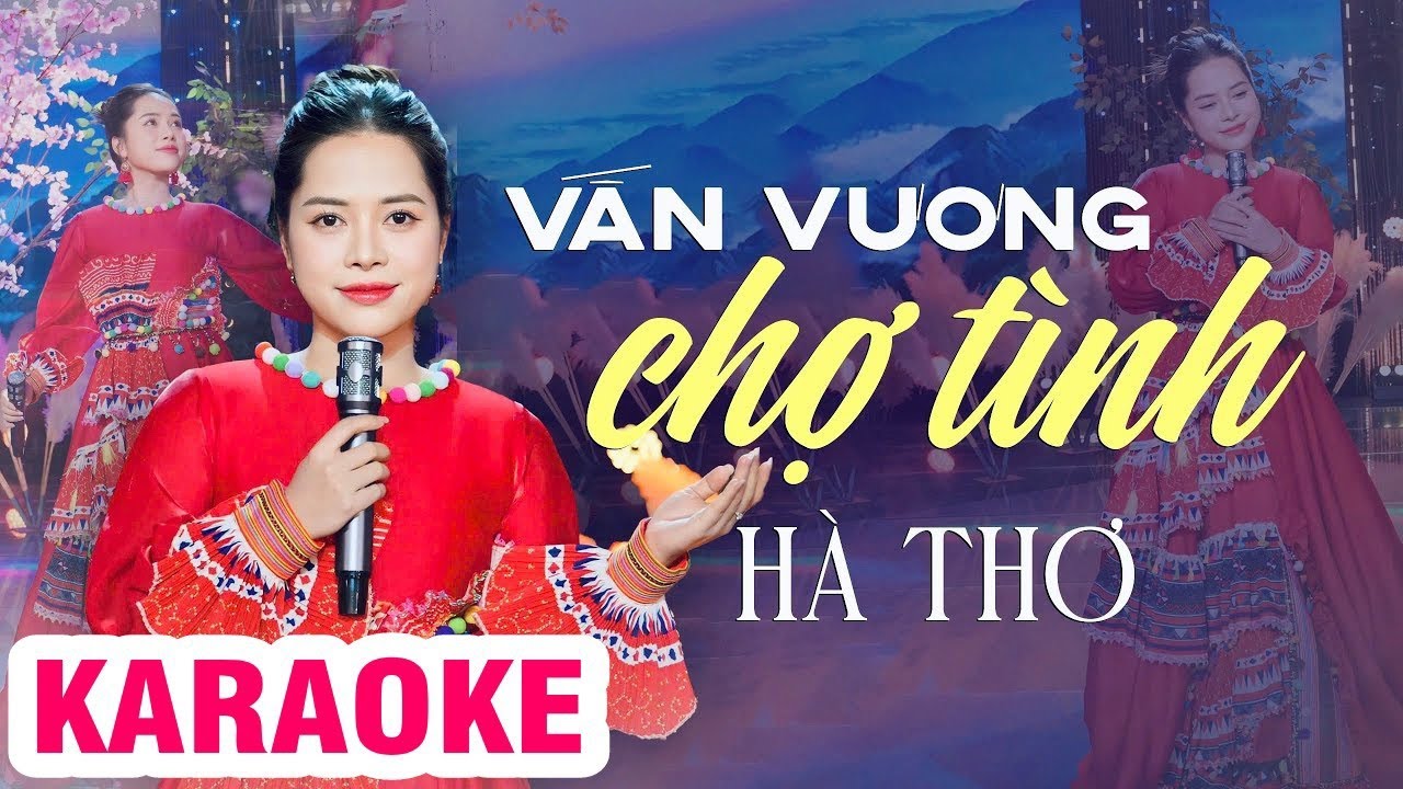 Vấn Vương Chợ Tình Karaoke Tone Nữ - Hà Thơ