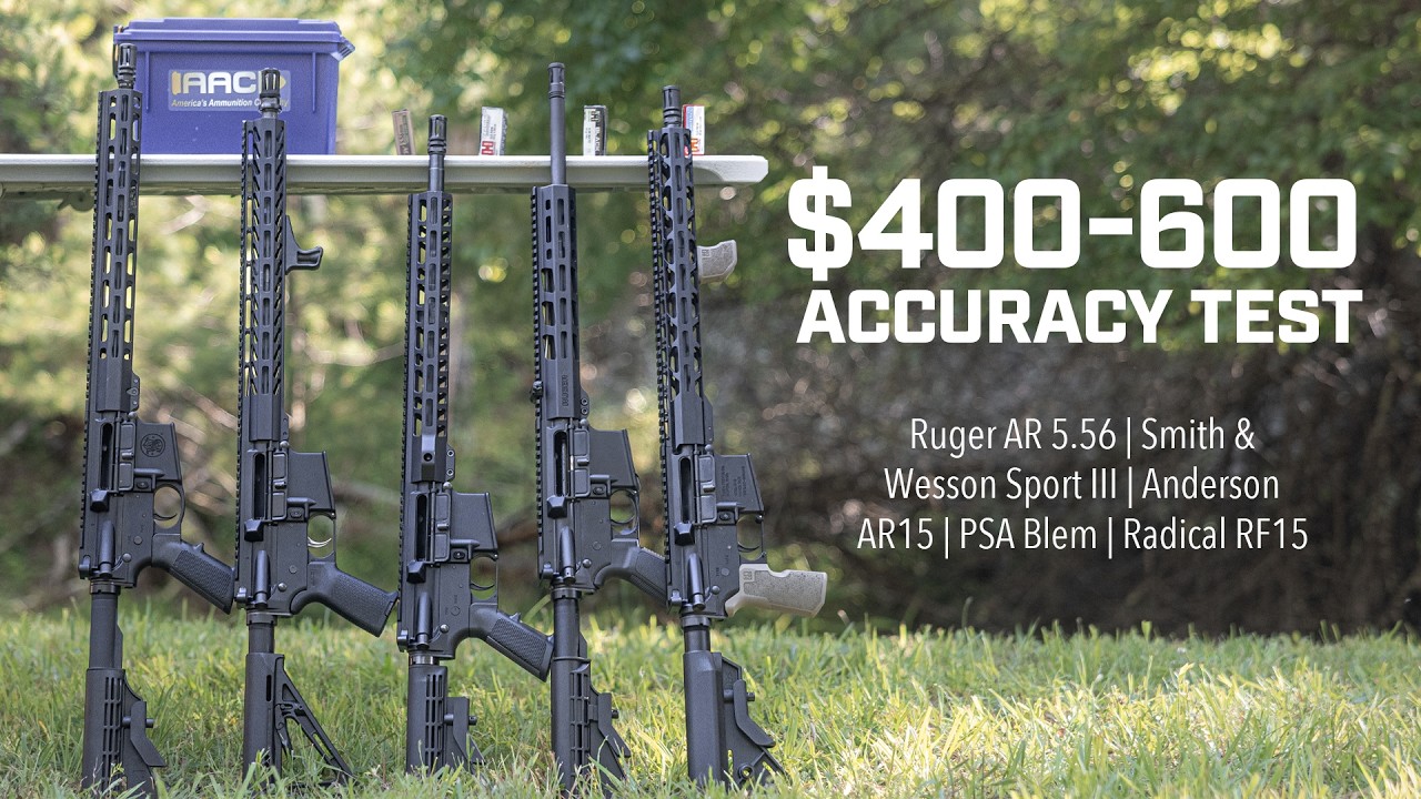 Which Budget AR-15 Is The Most Accurate? - PSA, Ruger, Anderson, S&W, Radical Firearms