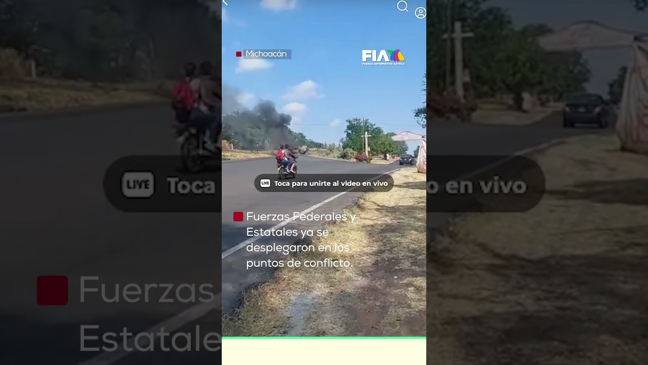 Nueva ola de violencia en Michoac&aacute;n: bloqueos carreteros y un delincuente abatido