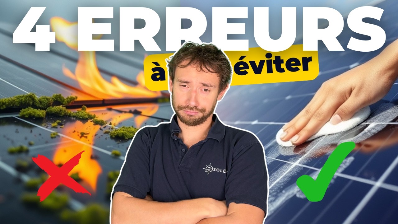 PANNEAUX SOLAIRES : 4 erreurs à éviter ! (votre installation pourrait prendre feu🔥)