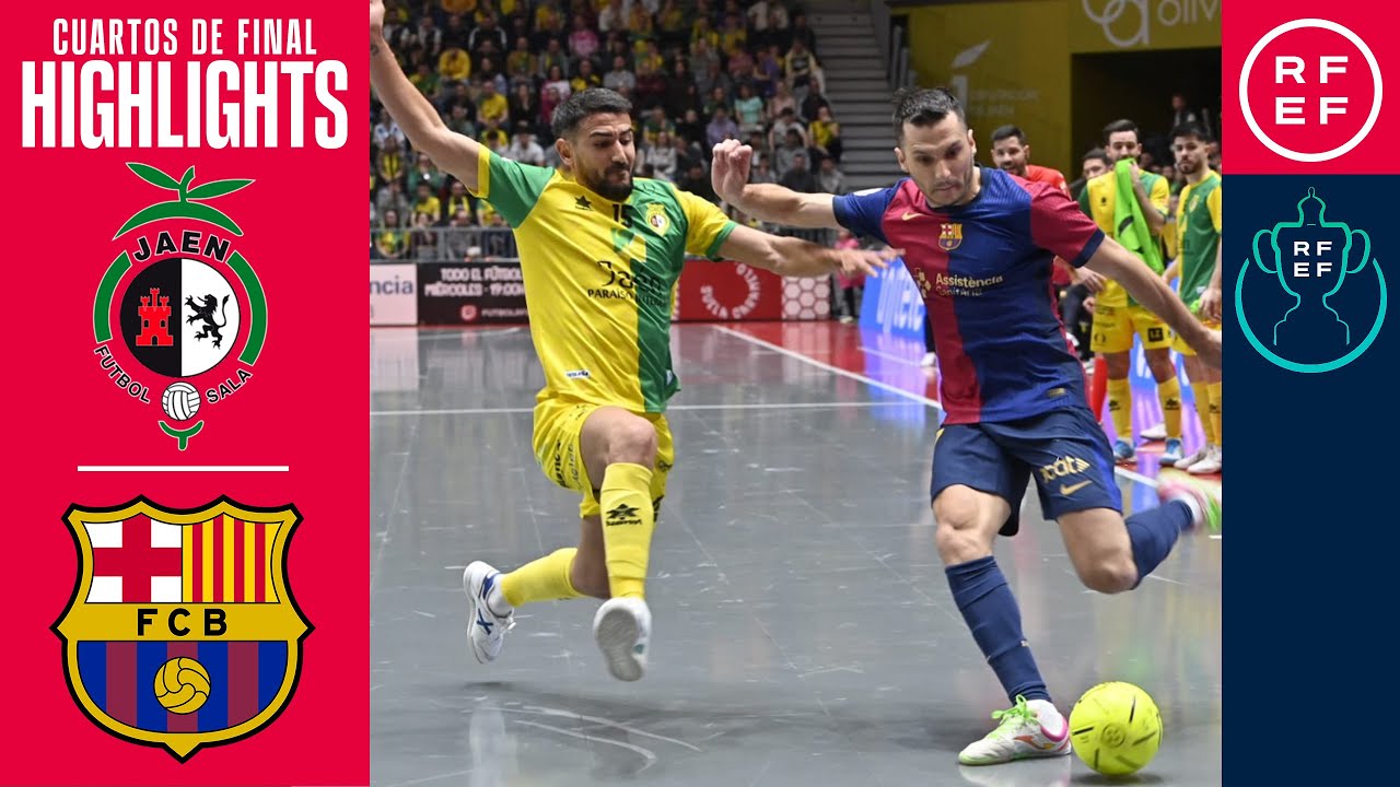 Resumen | #CopaDelReyFS Jaén Paraíso Interior 3-2 Barça | Cuartos