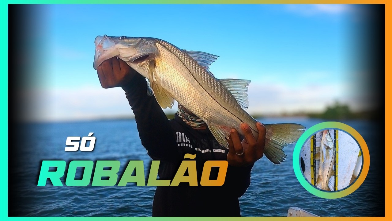 SÓ ROBALÃO NESSA PESCARIA! NO FINALZINHO SAIU OS BRUTOS.  PESCARIA COMPLETA E AINDA TEVE O PIRÃO
