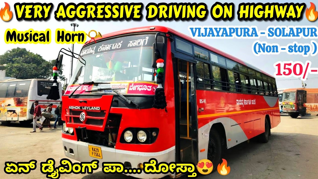 FASTEST - AGGRESSIVE DRIVING🔥 Vijayapura - Solapur #bussid#travel#vlog#travelvlog #shorts#viralvideo