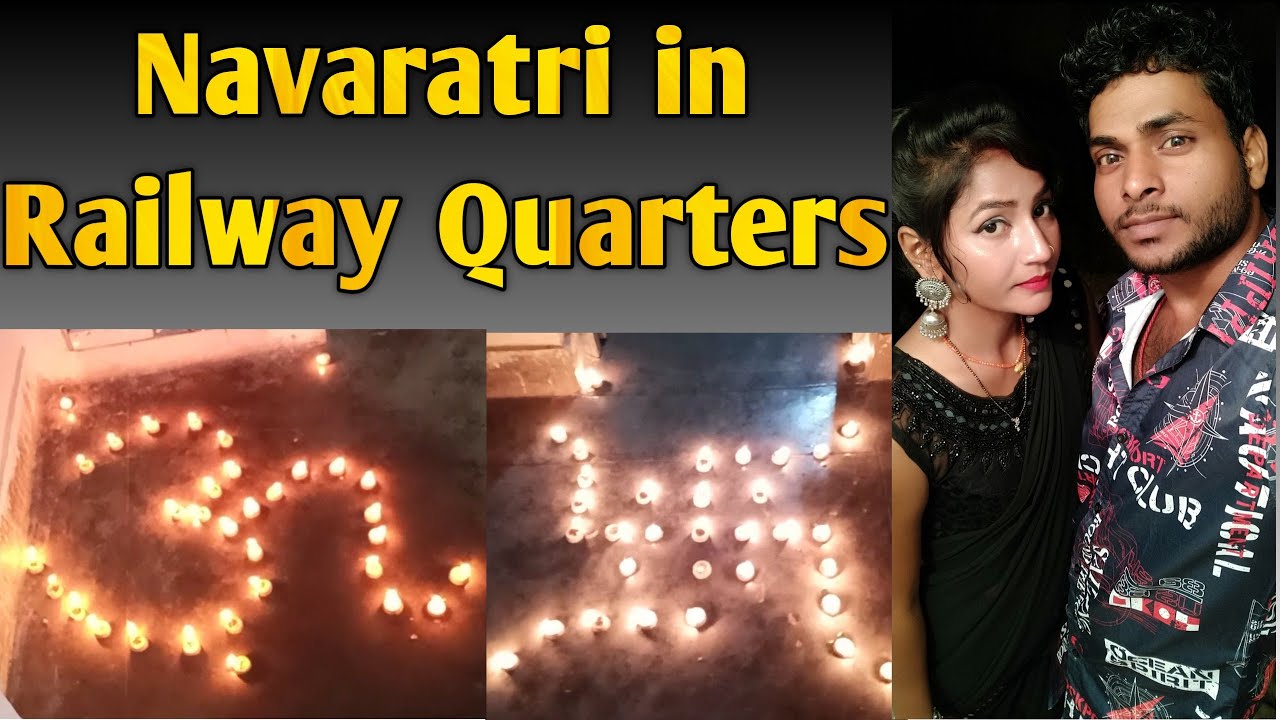 Navaratri in Railway Quarters | Durga Puja | Railway Group D | Vicky Raj Railway