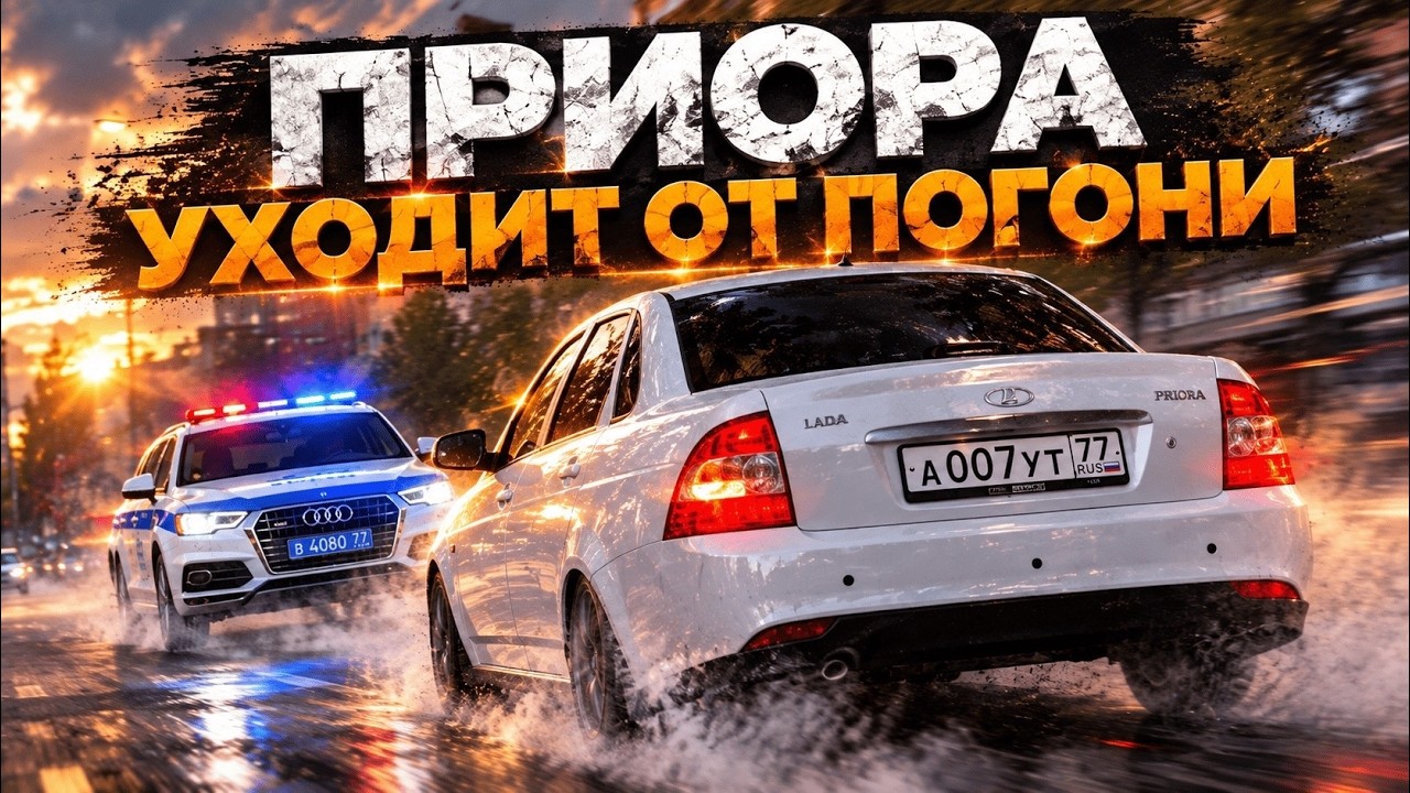 😱 ЛУЧШИЙ УХОД ОТ ПОЛИЦИИ НА ПРИОРЕ в МТА ПРОВИНЦИЯ