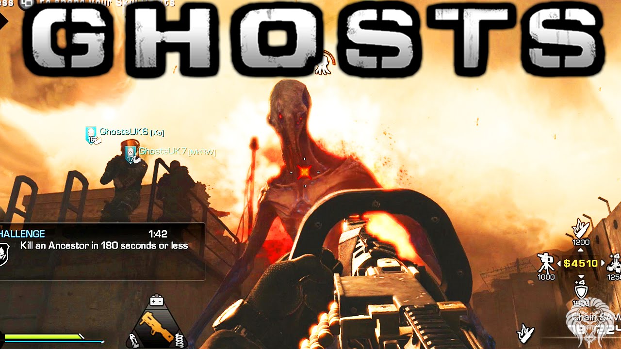 COD Ghosts: Extinction Exodus FINAL BOSS BATTLE! Ancestor Ending Gameplay (Call of Duty Ghost)