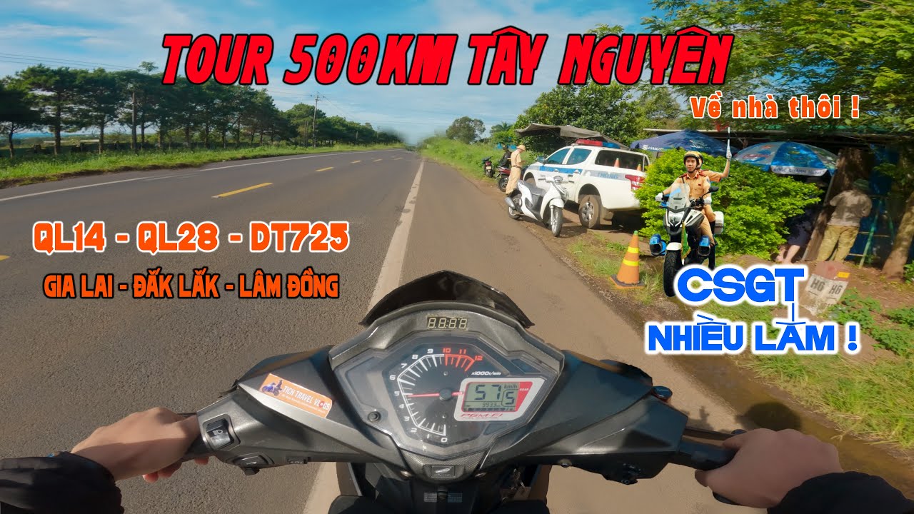 Tour 500Km Tây Nguyên| Phượt Liên Tỉnh Gia Lai - Đắk Lắk - Lâm Đồng |QL14-Ql28, DT725|TíchTravel#195