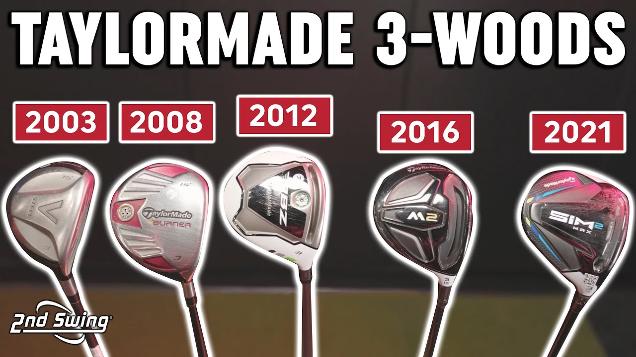 TaylorMade Golf Fairway Woods на протяжении многих лет