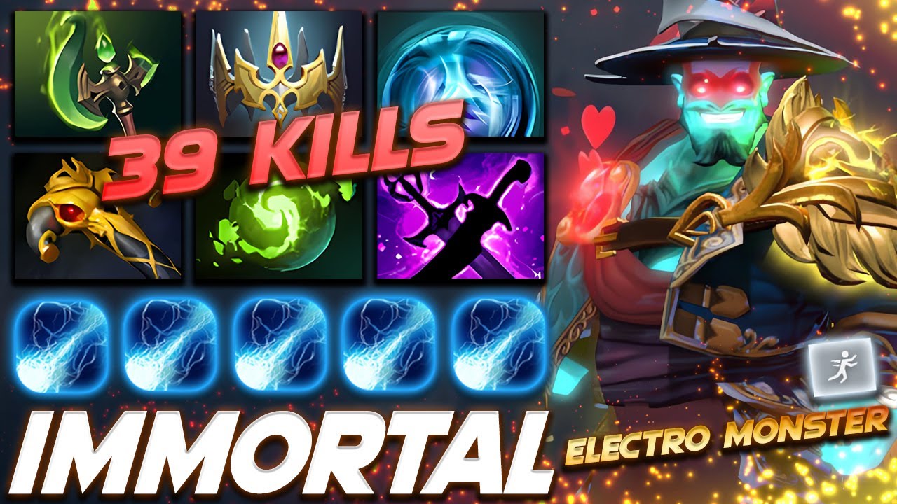 Storm Spirit Electro Monster 39 KILLS - Dota 2 Pro Gameplay [Watch & Learn]