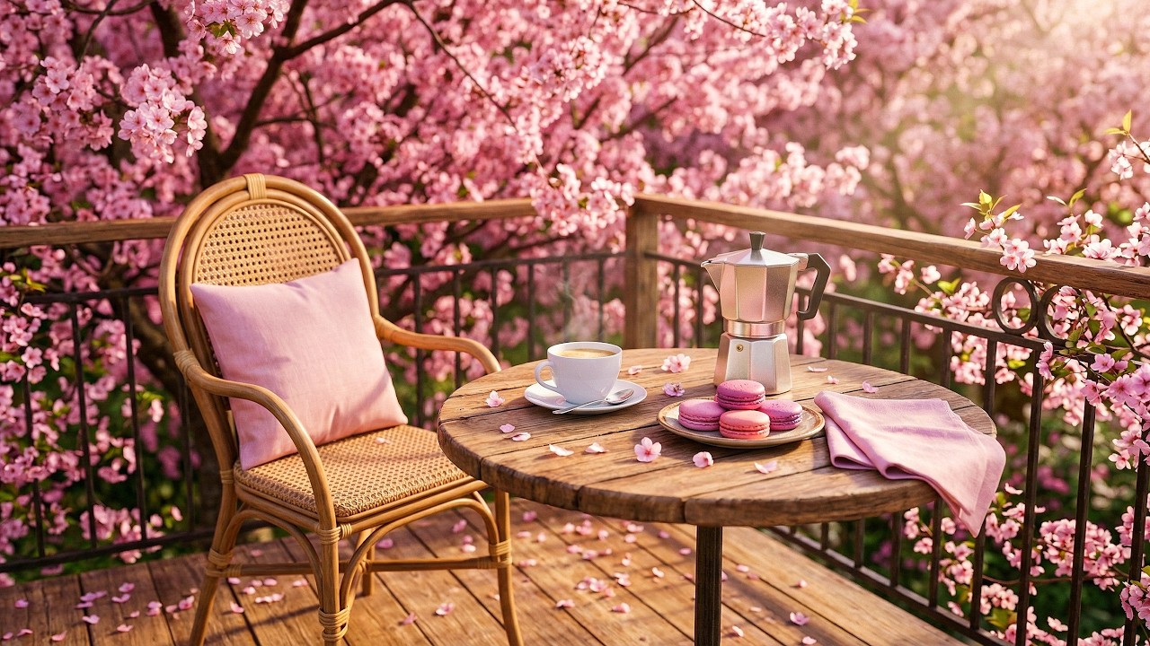 Весенняя атмосфера, красивая музыка 🌸 Спокойная музыка весны для снятия стресса и тревоги, релакс