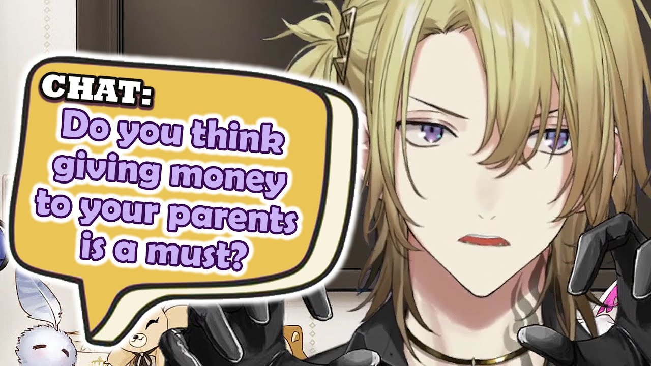 Luca's opinion about giving money to your parents