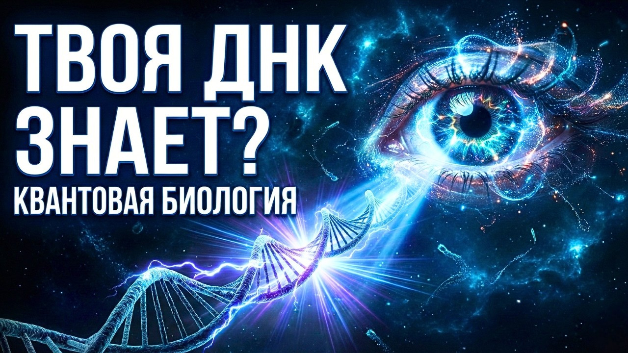 Квантовая биология и сознание: как твоя ДНК реагирует на наблюдение