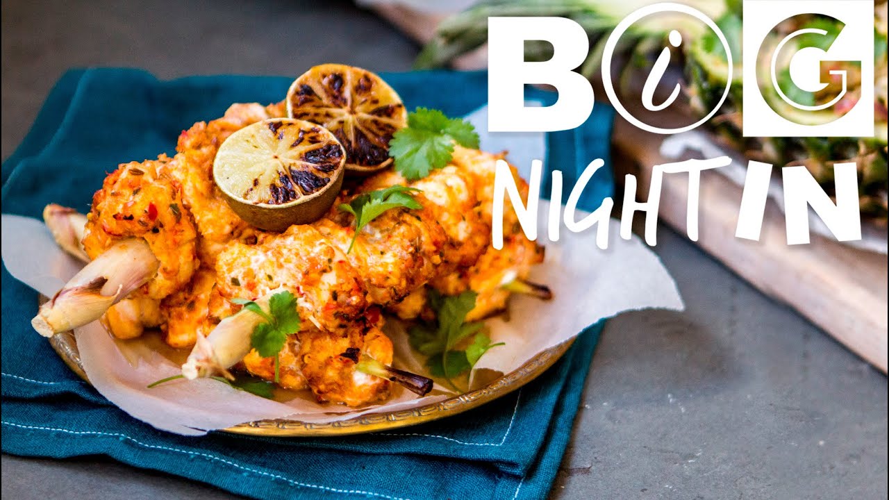 Thai Monkfish Skewers & Pineapple Rice Recipe | Big Night In