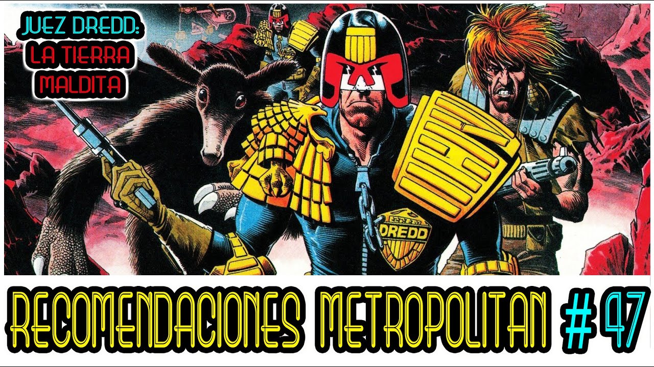 ☢️JUEZ DREDD TIERRA MALDITA (SIN CENSURA)☢️ - ‼️UNA DE LAS MAS MEMORABLES HISTORIAS DEL JUEZ DREDD‼️
