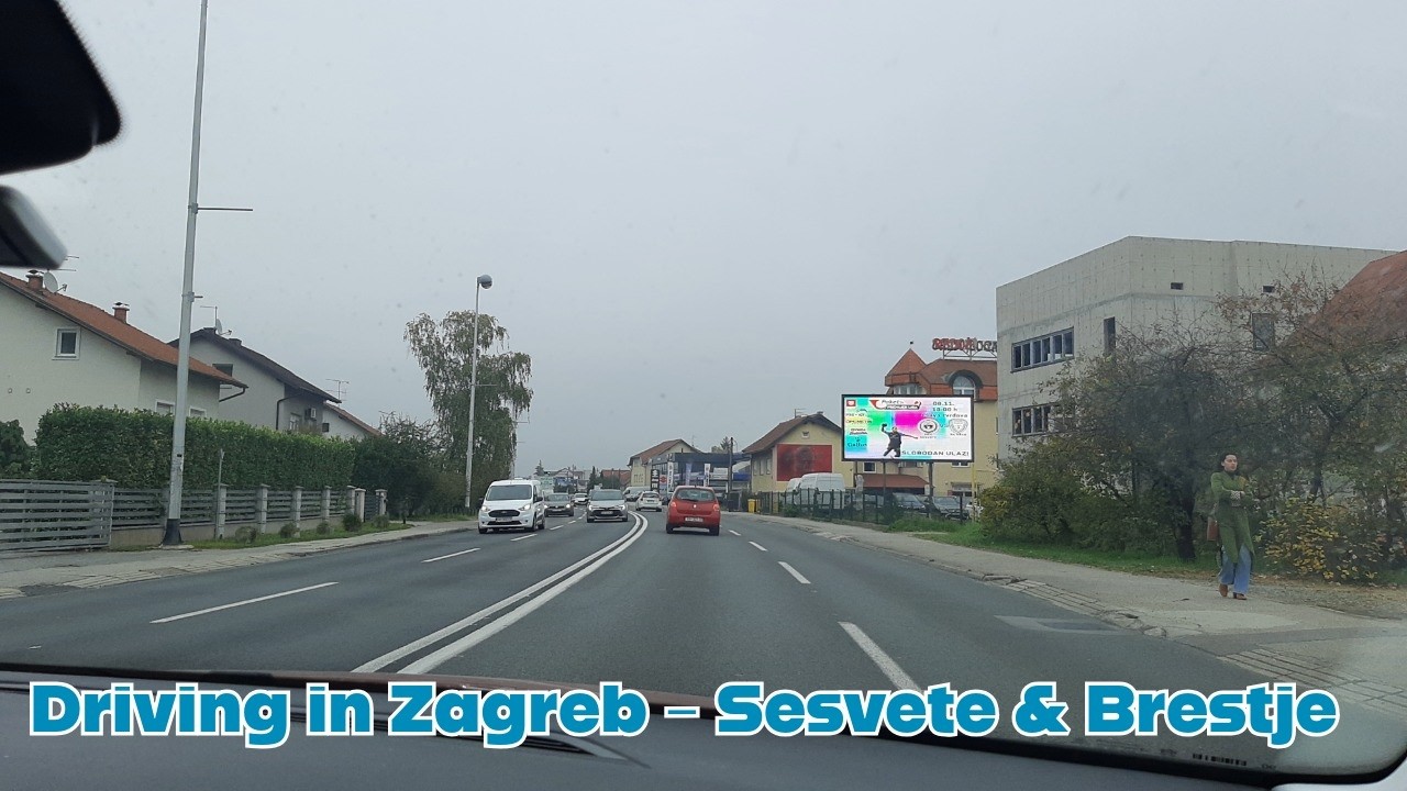 Driving in Zagreb | Sesvete & Brestje