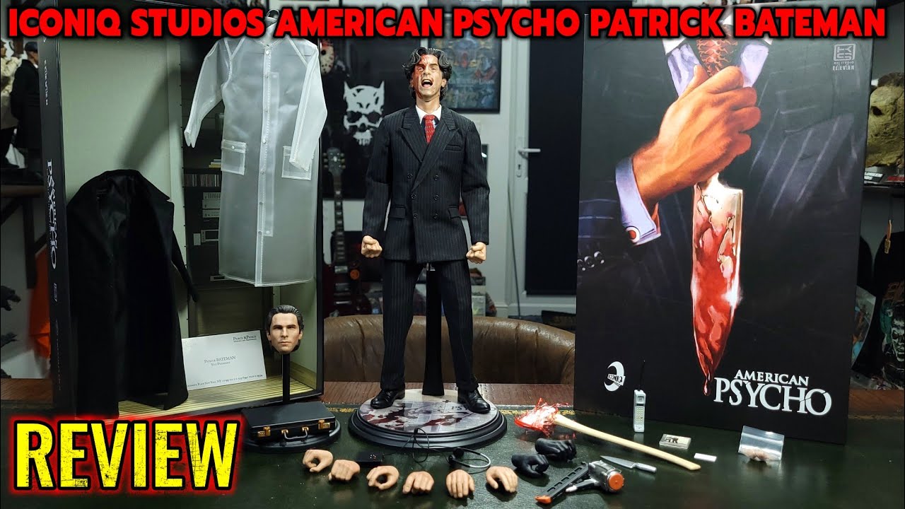 ICONIQ STUDIOS PATRICK BATEMAN AMERICAN PSYCHO 1/6 FIGURE UNBOXING AND REVIEW