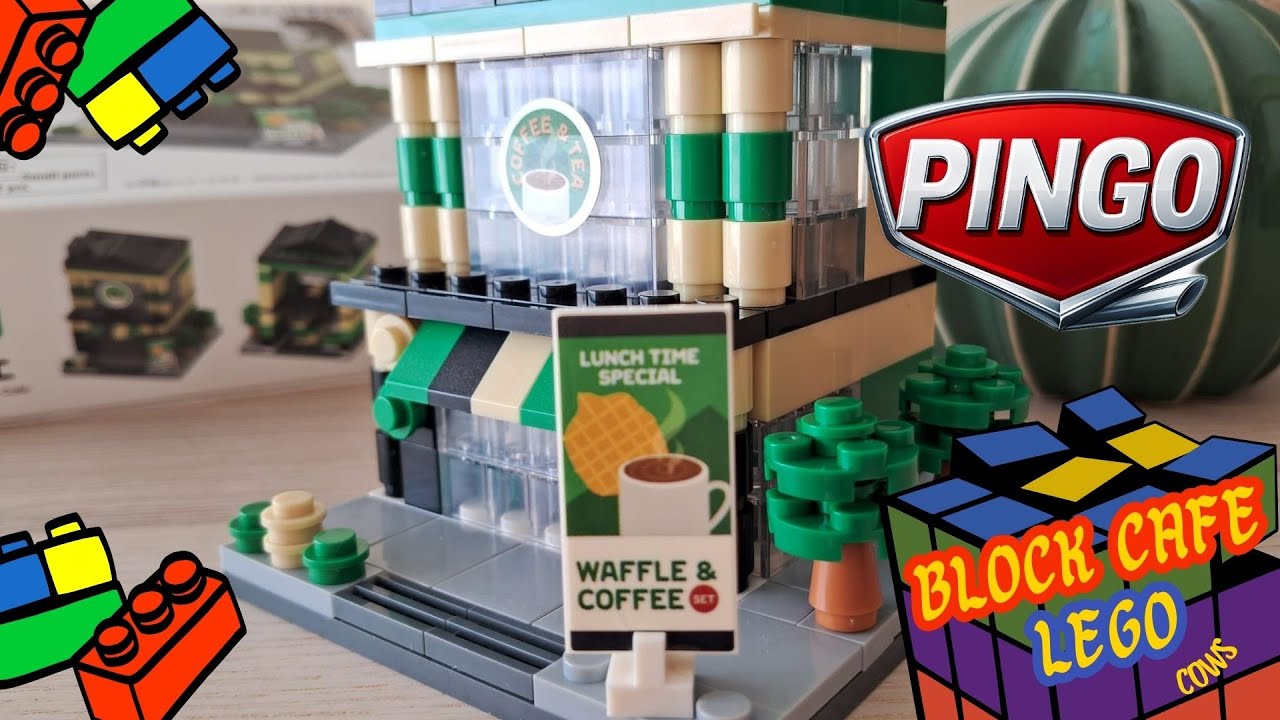 lego, cafe block