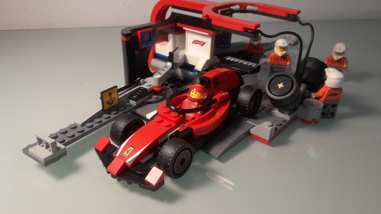 Lego City : F1 Pit Stop & Pit Crew with Ferrari Car,  Set 60433