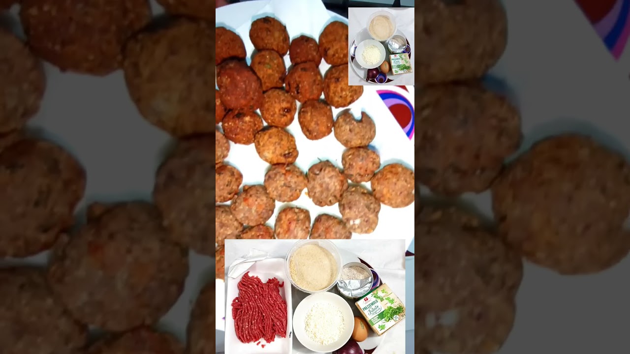 Meatballs preparation(polpette)italian foodrecipes @linnik2321 