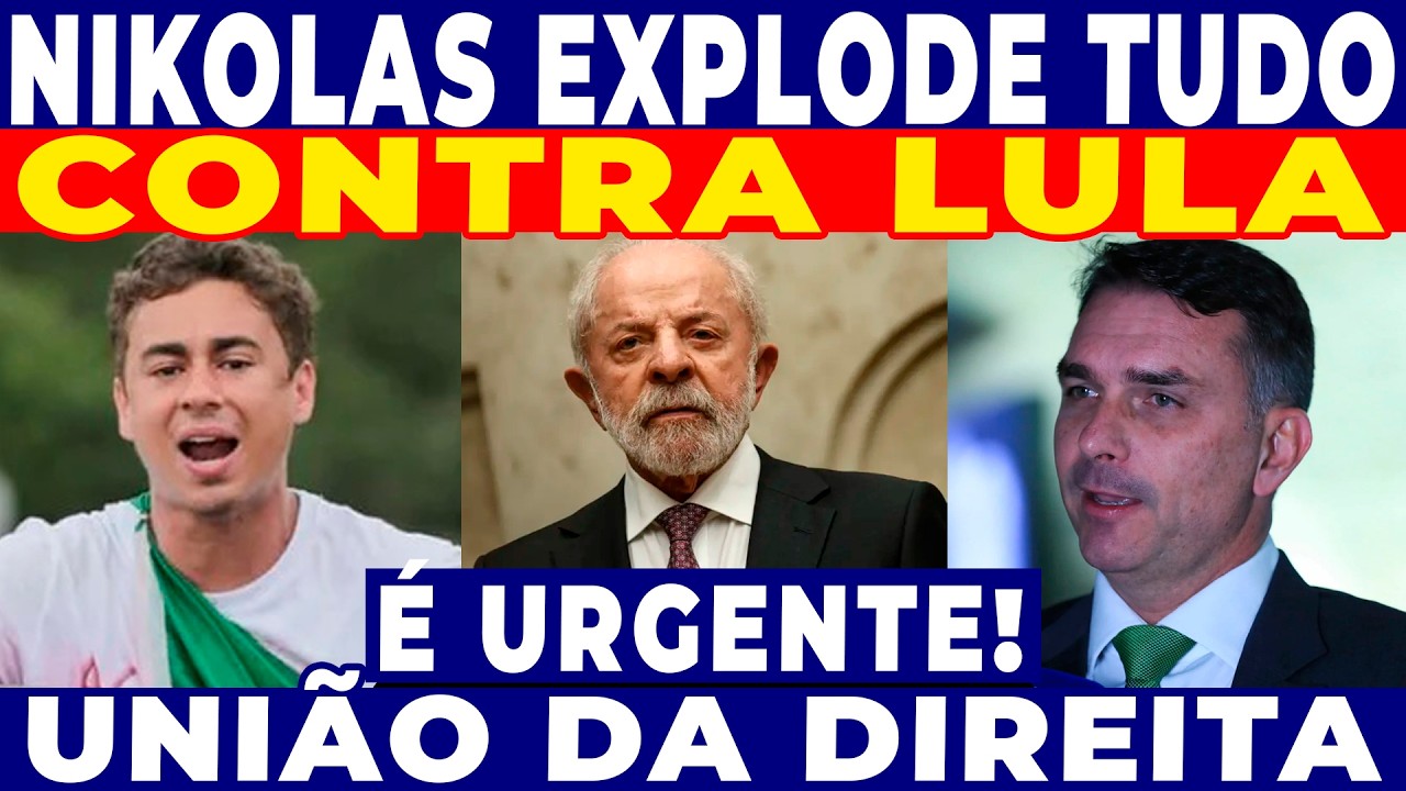 NIKOLAS EXPLODE TUDO CONTRA LULA! LARÁPIO VAMOS PRA CIMA DE VOCÊ!CLIMA DE GUERRA EM BRASÍLIA!💣