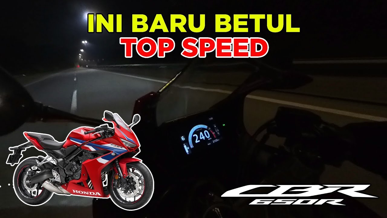 TOP SPEED PADU | HONDA CBR650R E-CLUTCH