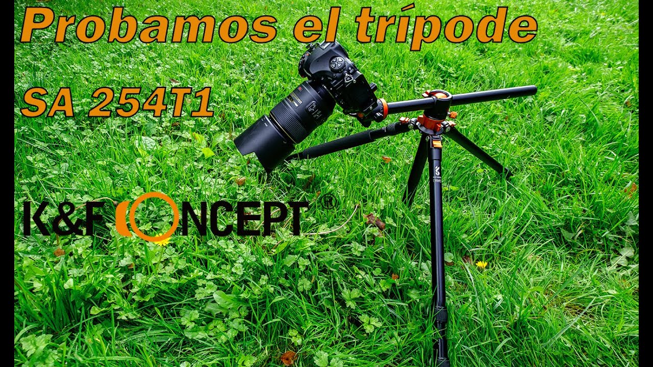 Probamos el trípode K&F Concept SA254T1