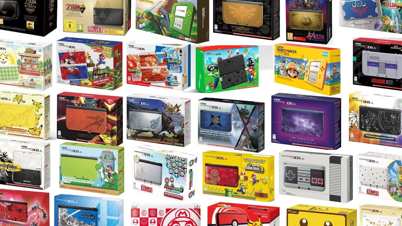 TODAS LAS EDICIONES ESPECIALES DEL 3DS EN AMÉRICA