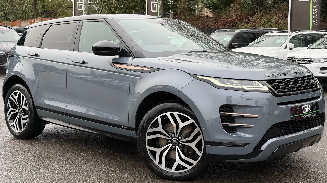 2019 Range Rover Evoque First Edition in Nolita Grey for sale at George Kingsley, Colchester, Essex 