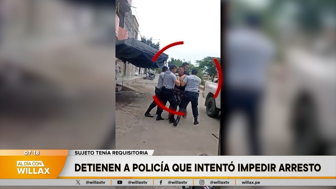 Al Día con Willax - MAR 18 - 3/5 - DETIENEN A POLICÍA QUE INTENTÓ IMPEDIR ARRESTO | Willax
