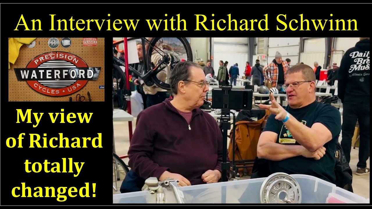 Interview with Richard Schwinn Madison Bike swap. The real reason he closed Waterford cycles.