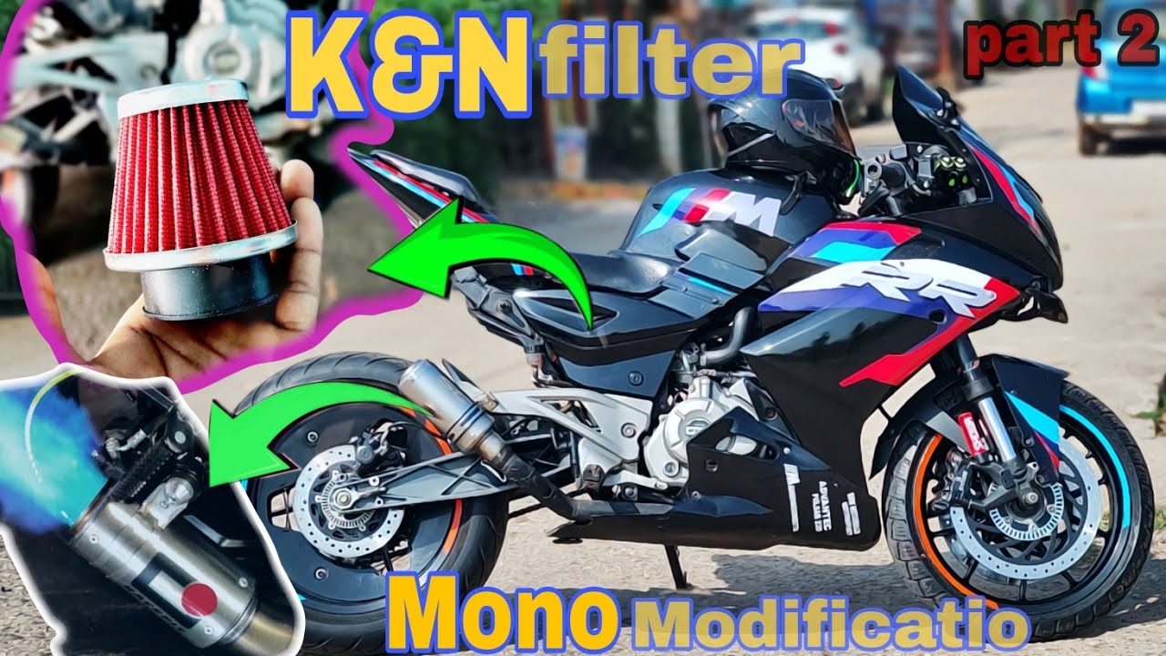 Pulsar 220f Installation K&N Filter and Fixed Mono Suspension Details Video (part2)#220f#md5vlog