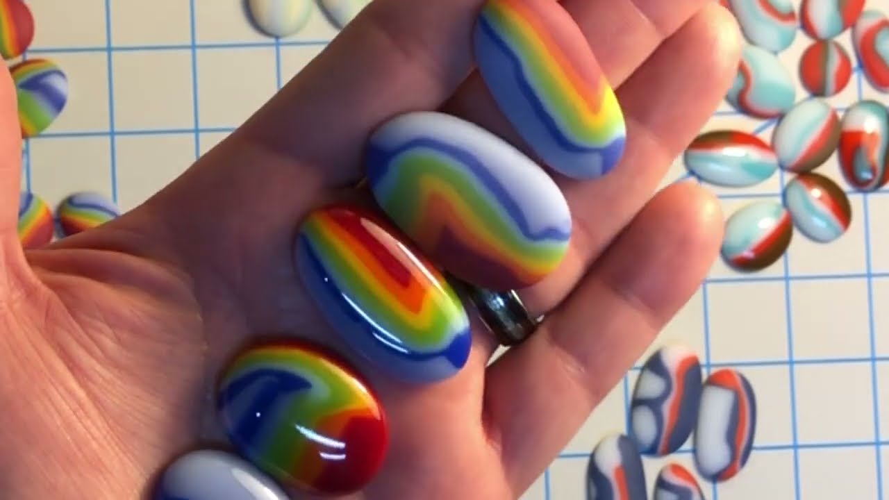 Fused Glass Puddle Finishes — Matte & Fire Polish