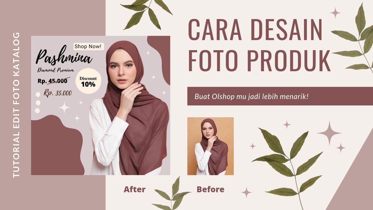 Cara Edit Foto Produk jadi lebih menarik || Canva Design
