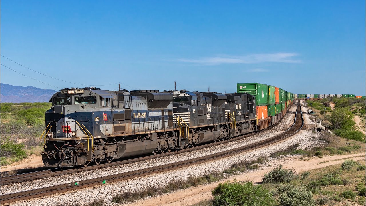 [4K] Amazing trains in SoCal and Arizona Spring 2020!