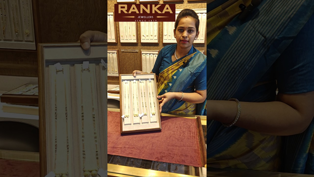 💕 Short Mangalsutra Latest Design Ranka Jewellers#gold #shorts