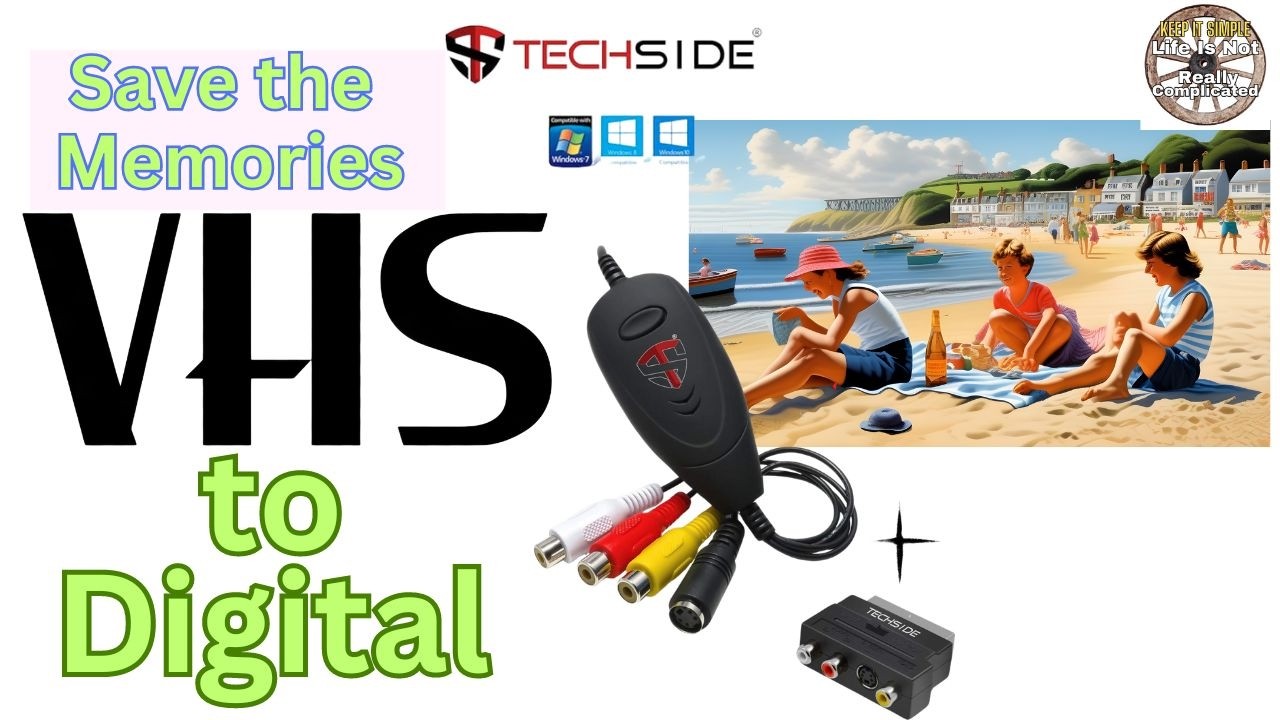 Как перенести видеокассеты VHS на компьютер: TechSide USB