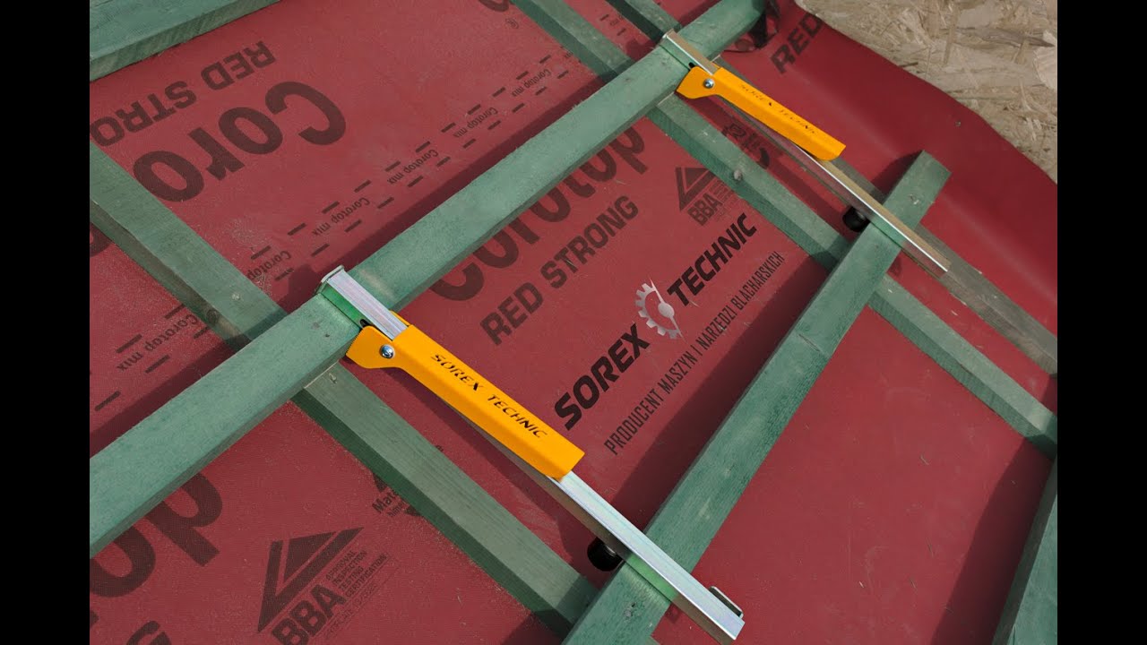 Zastosowanie Przymiaru do łat GB-500 Sorex Technic