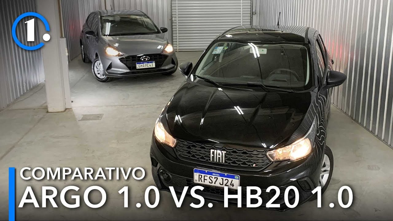 Comparativo: Fiat Argo 1.0 ou Hyundai HB20 Sense, qual o melhor hatch 1.0? - Motor1.com