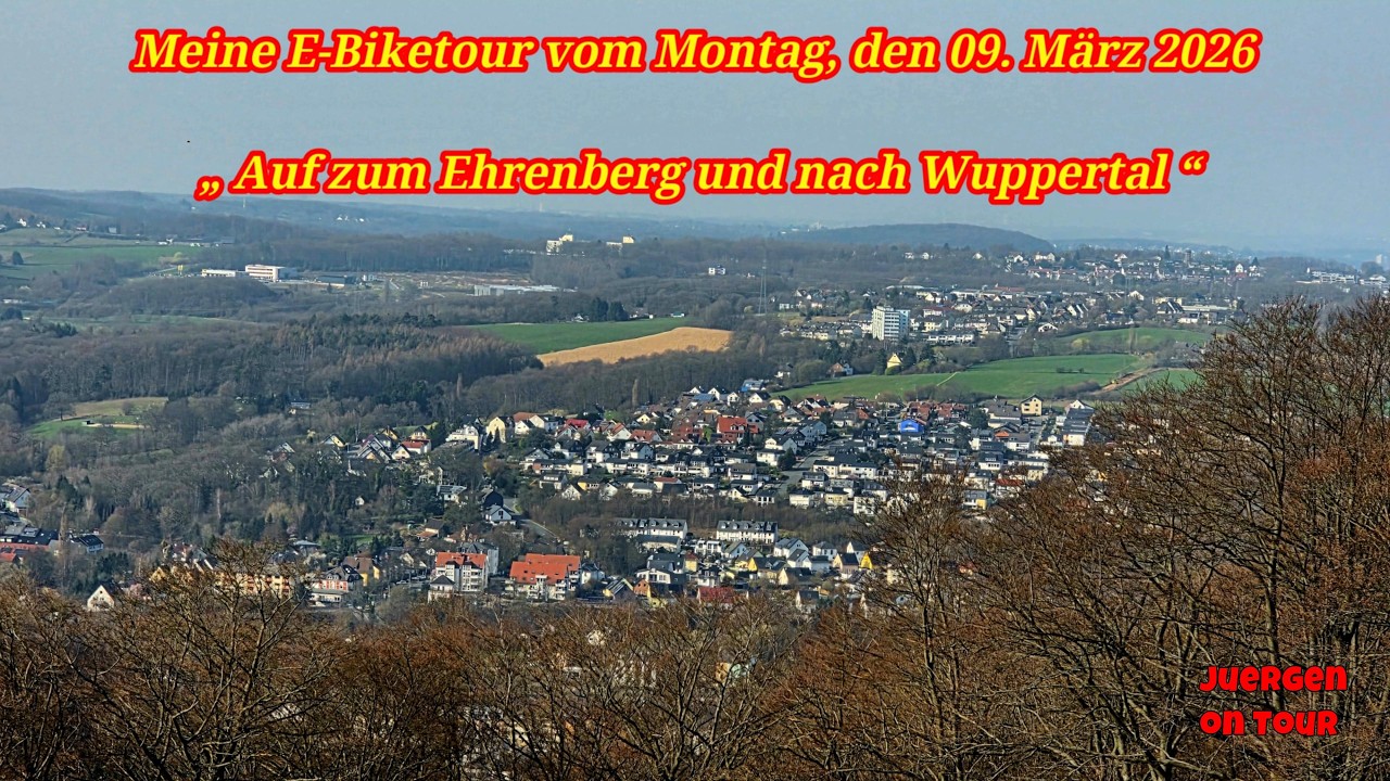 09.03.2026 – E-Biketour „ Auf zum Ehrenberg und nach Wuppertal “