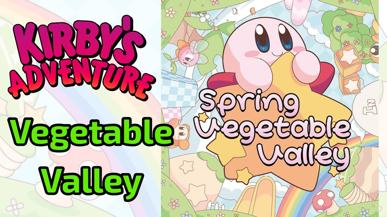 Spring Cabbage Valley [Kirby's Adventure - Vegetable Valley] - Spring Vegetable Valley