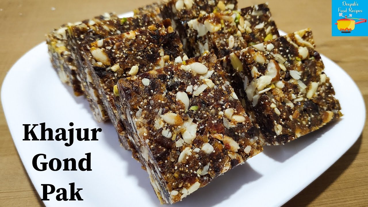 Khajur Gond Pak In Hindi | Khajur Pak Recipe | Khajoor Burfi | Healthy Sweet Recipe | Winter Special